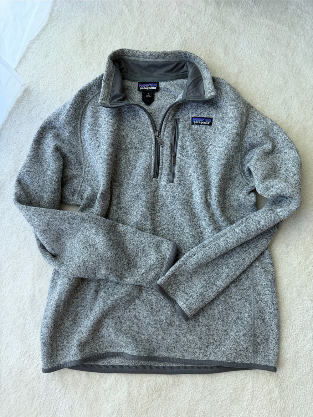 Patagonia Gray Men's Half-Zip Fleece Pullover